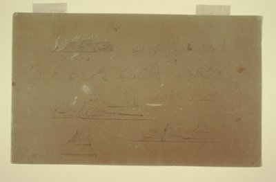 Lebegő jéghegyek, július 13 és 14 alkotó: Frederic Edwin Church