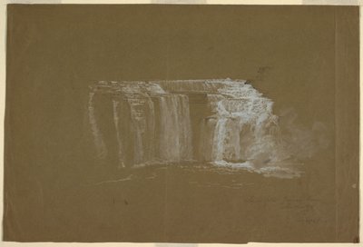 Lower Falls, Genesee River, Rochester, New York alkotó: Frederic Edwin Church