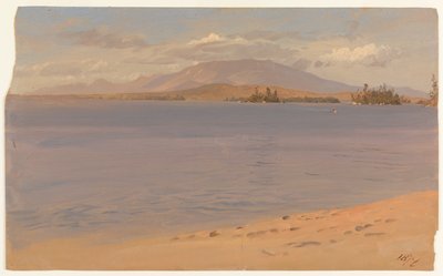 Mount Katahdin a Millinocket-tó felől alkotó: Frederic Edwin Church