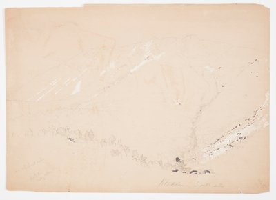 Katahdin hegy, délről látható alkotó: Frederic Edwin Church