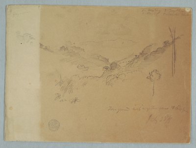 Hegyi táj Jorje közelében, Ecuador alkotó: Frederic Edwin Church