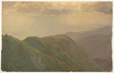 Hegyek Jamaicában alkotó: Frederic Edwin Church