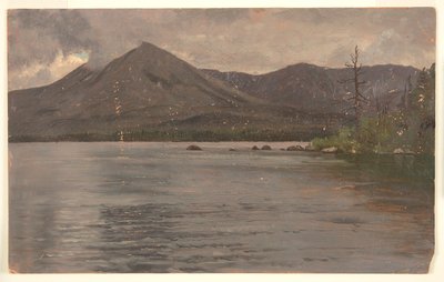 Mt. Katahdin, a Katahdin-tóból alkotó: Frederic Edwin Church