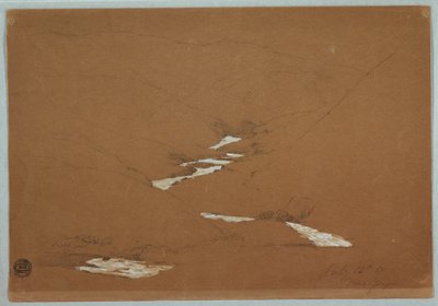 Keskeny hegyi völgy lépcsőzetes patakkal Ysapan közelében, Ecuadorban alkotó: Frederic Edwin Church