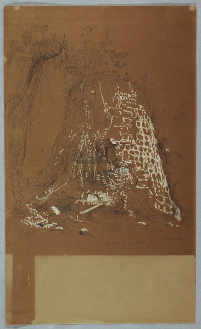 Old Windmill, Jamaica alkotó: Frederic Edwin Church
