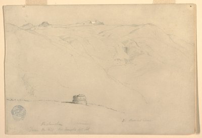 Pichincha, Reggel, a Nap templomából, Quito, Ecuador, 1857. június alkotó: Frederic Edwin Church