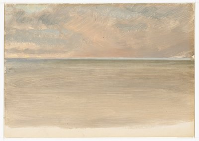 Tengeri táj a jégsapkával a távolban alkotó: Frederic Edwin Church
