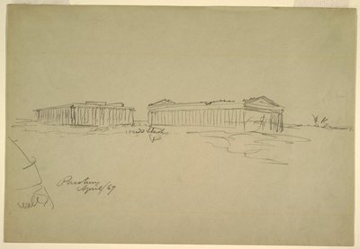 Vázlatok, Paestum, Dél-Olaszország alkotó: Frederic Edwin Church