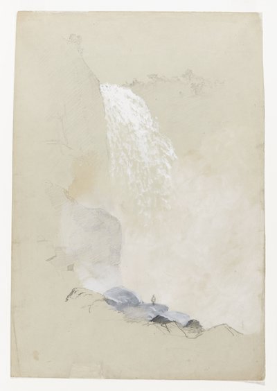 Tanulmány a Tequendama vízesésről Bogotá közelében, Kolumbia alkotó: Frederic Edwin Church