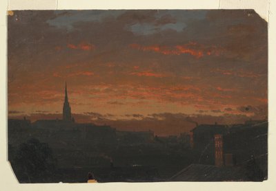 Naplemente Hudsonban, New York államban alkotó: Frederic Edwin Church