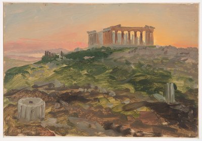 A Parthenon délkeletről alkotó: Frederic Edwin Church