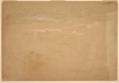 Kilátás a Chota-völgyre, Ibarra és Puntal között, Ecuadorban alkotó: Frederic Edwin Church