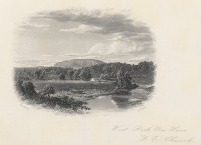 West Rock, New Haven alkotó: Frederic Edwin Church