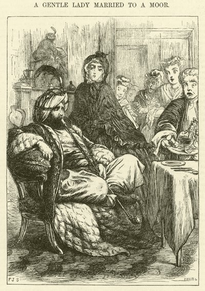 Egy szelíd hölgy egy mórhoz házasodott (metszet) alkotó: Frederic James Shields