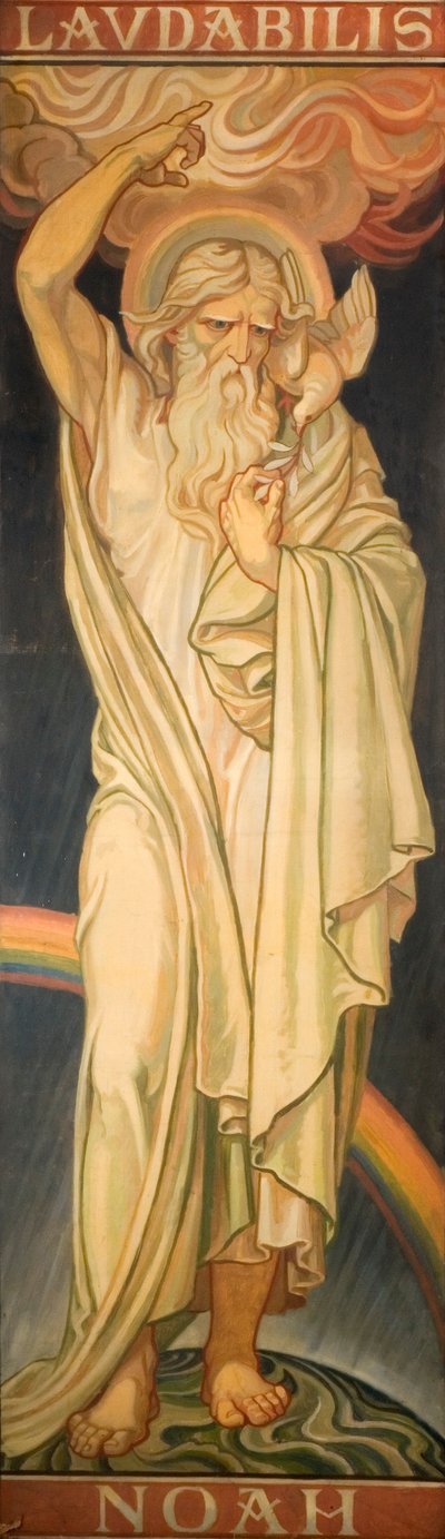 Próféták az Ószövetségből: Noé, 1910 körül alkotó: Frederic James Shields