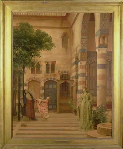 Régi Damaszkusz: Zsidónegyed vagy citromgyűjtés, 1873-1874 alkotó: Frederic Leighton