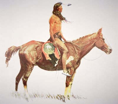 Egy Cheyenne Brave alkotó: Frederic Remington