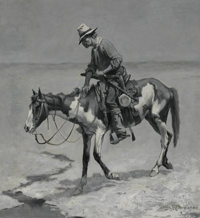 Egy texasi póni alkotó: Frederic Remington