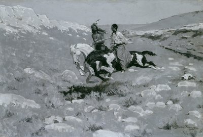 A leggyorsabb ló ünnepsége, 1900 körül alkotó: Frederic Remington