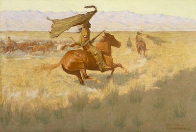 Tulajdonosváltás (The Stampede; Lótolvajok) alkotó: Frederic Remington