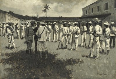 Gomez hadseregének feloszlatása alkotó: Frederic Remington
