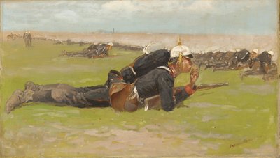 Terepgyakorlat a porosz gyalogság számára alkotó: Frederic Remington