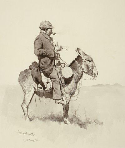 Jack embere, William, Egy modern Sancho Panza, alkotó: Frederic Remington