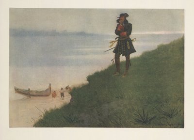 La Salle a Colliers Weekly-től, pub. 1906 alkotó: Frederic Remington
