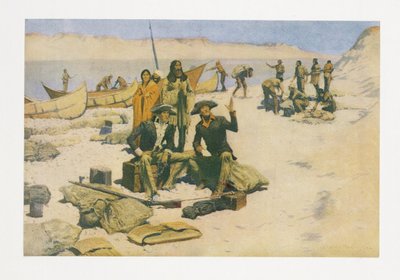 Lewis és Clark, a Colliers Magazine, pub. 1906 alkotó: Frederic Remington