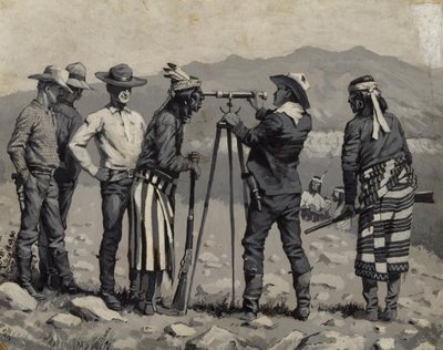 A távcsövön keresztül alkotó: Frederic Remington