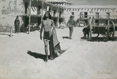 Csak vidám pillantások követték a denevért alkotó: Frederic Remington