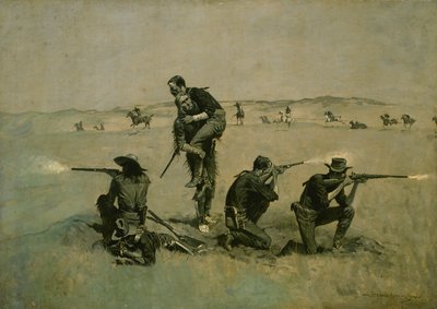 The Last Stand (Twenty55 to One) 1896 körül alkotó: Frederic Remington