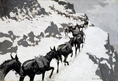 A Mule Pack alkotó: Frederic Remington