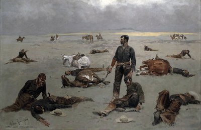 Mennyibe kerül egy márka nélküli tehén, 1895 alkotó: Frederic Remington