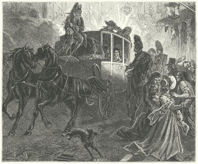 Napóleon elleni merénylet, Párizs alkotó: Frederic Theodore (after) Lix