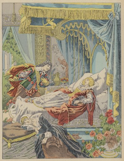 Csipkerózsika, Csipkerózsika (színes litó) alkotó: Frederic Theodore (after) Lix
