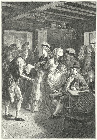 XVI. Lajos és családja letartóztatása Varennesben alkotó: Frederic Theodore (after) Lix