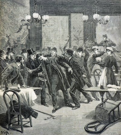 Az anarchista Leauthier támadása alkotó: Frederic Theodore Lix