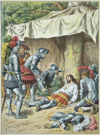 Bayard lovag 1524. április 30-án halt meg romagnano-ban. alkotó: Frederic Theodore Lix