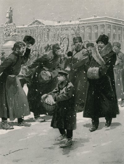 A Nevsky Prospect kocsisai alkotó: Frederic de Haenen