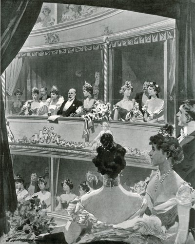 VII. Edward király és családja a Covent Gardenben alkotó: Frederic de Haenen