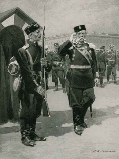 Tiszt és őrszem alkotó: Frederic de Haenen