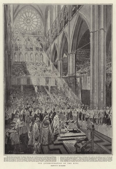 A király intronizálása alkotó: Frederic de Haenen