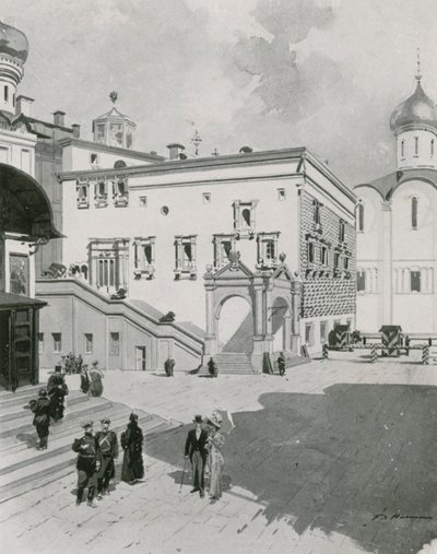 A Kreml vörös (vagy gyönyörű) lépcsője alkotó: Frederic de Haenen
