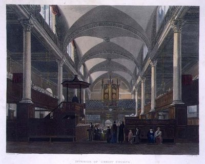 A Krisztus-templom belseje, a "History of Christ