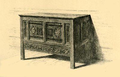 Tölgyfa láda, 1460-1480, 1881. alkotó: Frederick Albert Slocombe