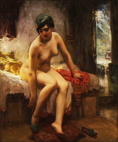 Algériai prostituált, alkotó: Frederick Arthur Bridgman