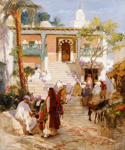 A Souknál, alkotó: Frederick Arthur Bridgman