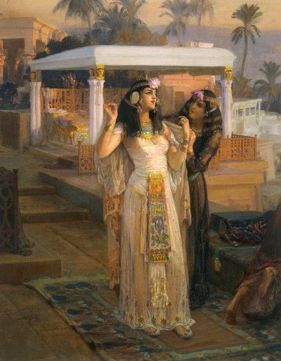 Kleopátra Philae teraszain alkotó: Frederick Arthur Bridgman