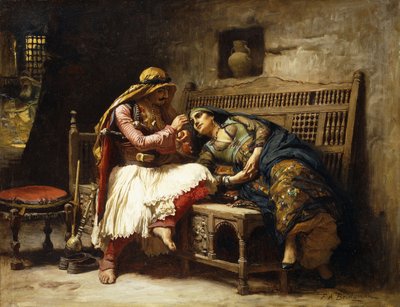 A brigandok királynője, alkotó: Frederick Arthur Bridgman